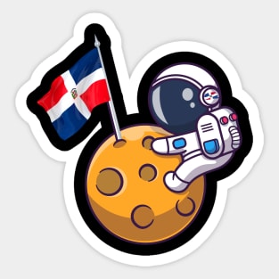 Dominican astronaut Sticker